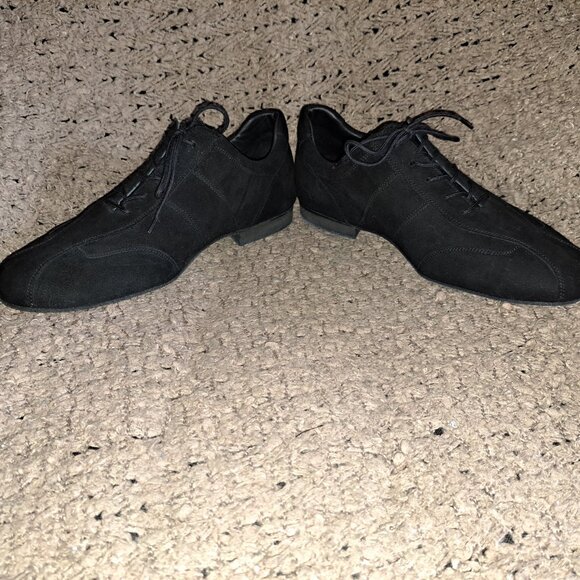 WERNER KERN-Cuneo-Black Suede Dancing Shoes-Suede Bottoms-Sz 8 UK/9 US-NWOB - Picture 4 of 8
